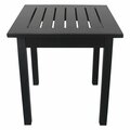 Kd Mobiliario Heartland End Table Black 18x18x19 in. KD3079848